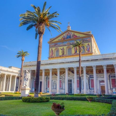 Basilica Papale Di San Paolo Appartamento Moderno - Yourhome Рим Екстериор снимка